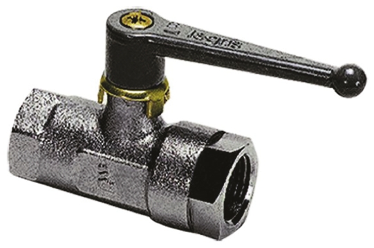 Legris Nickel Plated Brass 2 Way, Ball Valve, Threaded, BSPP 1/2in, 40bar Operating Pressure