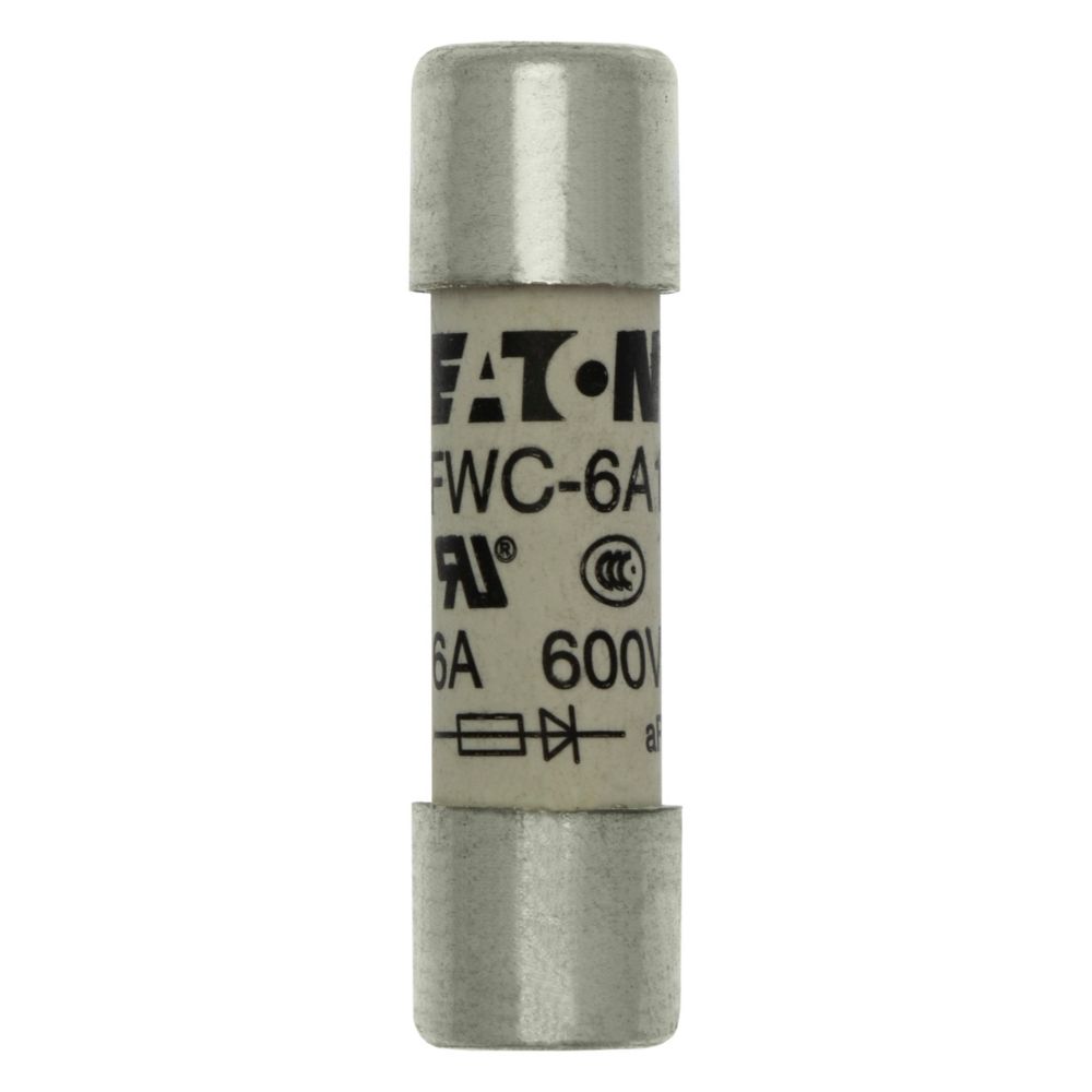Eaton 6A F Cartridge Fuse, 10 x 38mm