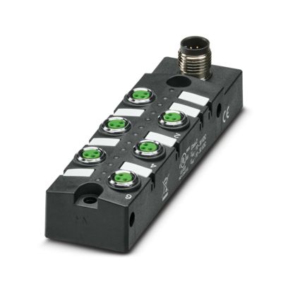 Phoenix Contact SACB Series Distribution Unit, M12, 3 way, 6 port