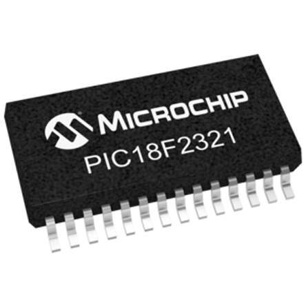 Microchip PIC18F2321-I/SS, 8 bit PIC, PIC18F2321 Microcontroller, 40 MHz, 8kB FLASH, 28-Pin SSOP