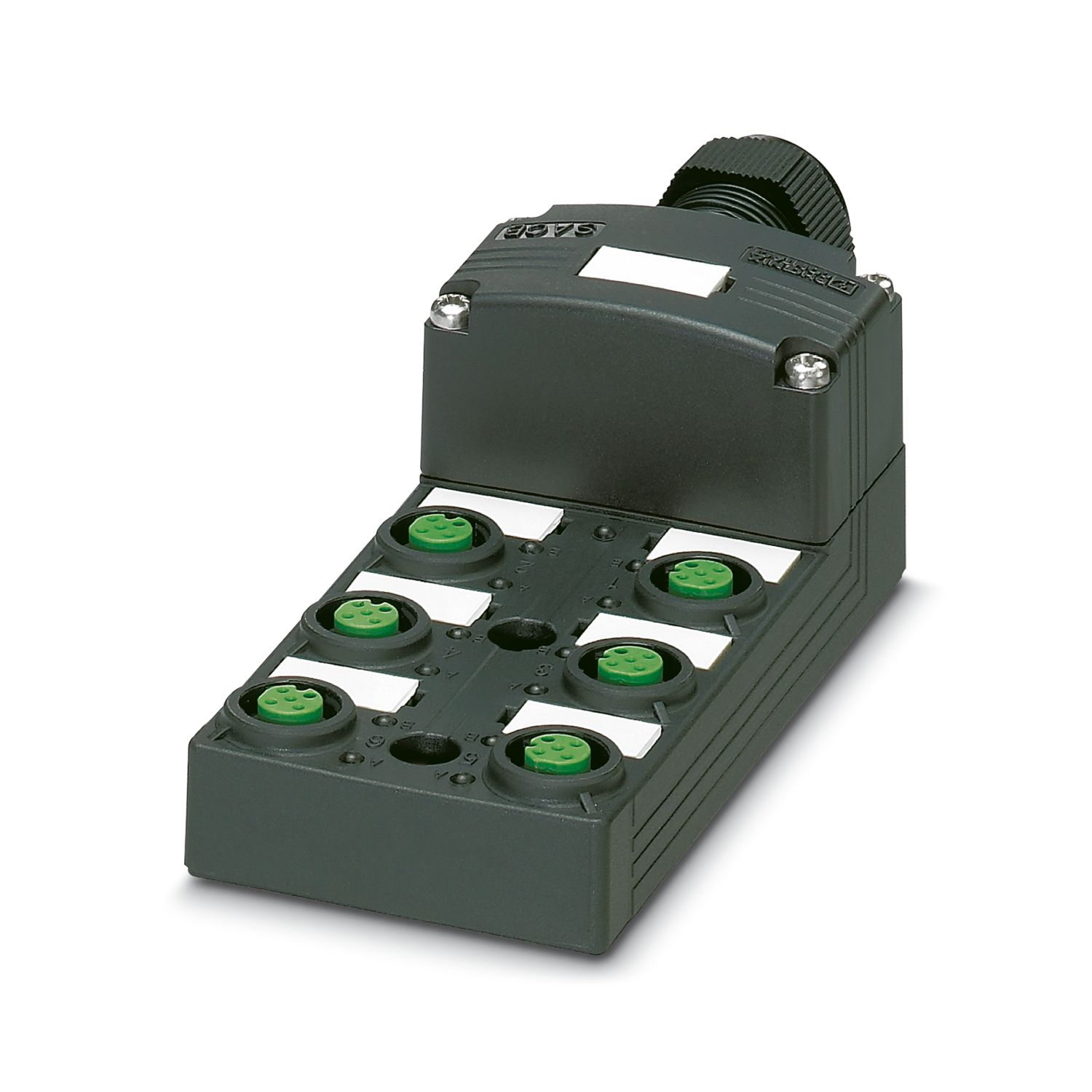 Phoenix Contact SACB Series Distribution Unit, M12, 4 way, 6 port
