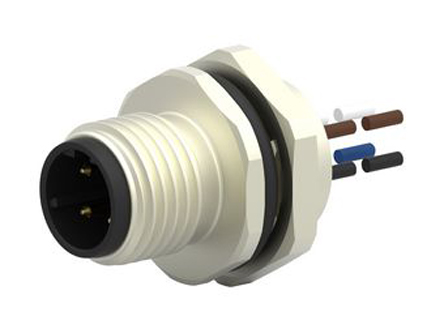 TE Connectivity Male 4 way M12 to Female 4 way M8, M12 Sensor Actuator Cable