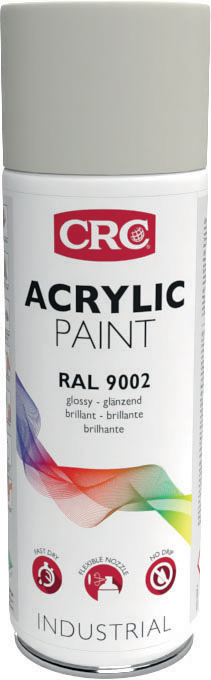 CRC 400ml RAL 9002 Grey-White Gloss Spray Paint