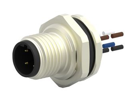 TE Connectivity Male 3 way M12 to 3 way Free End Sensor Actuator Cable