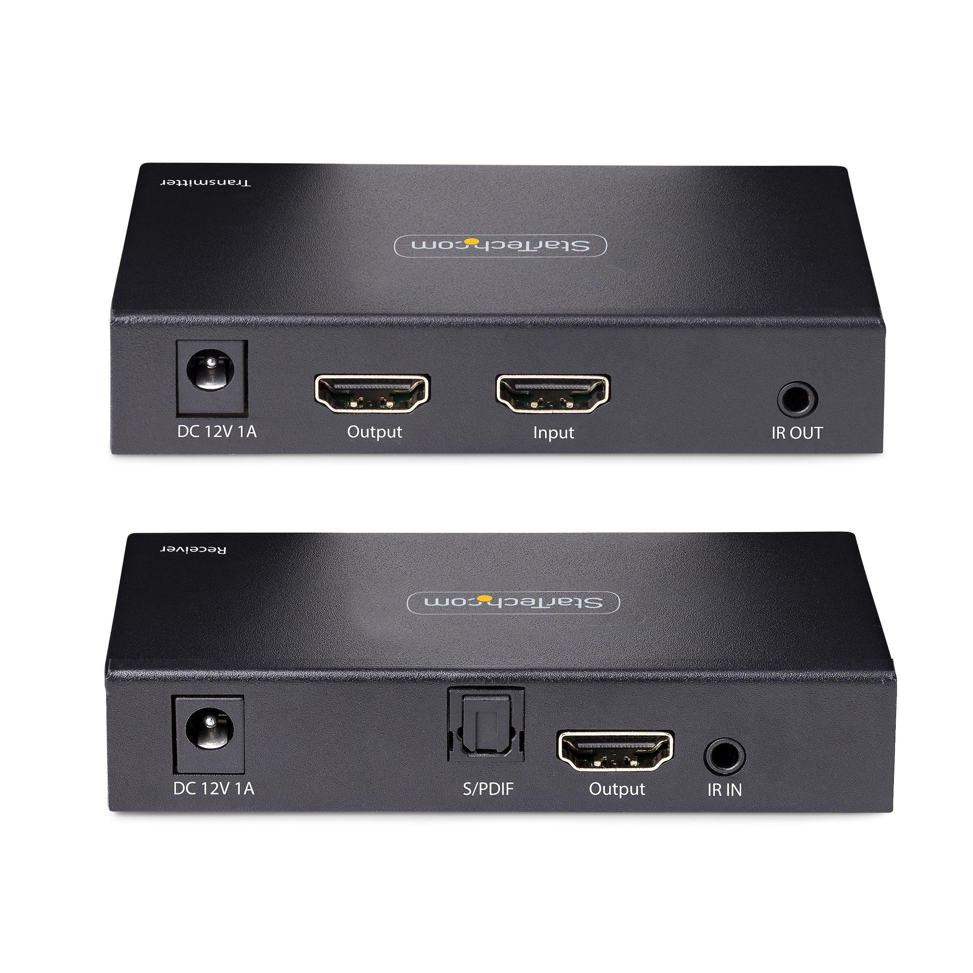 StarTech.com HDMI over CAT 5, CAT 6 Receiver, Transmitter 70m, 3840x2160 Maximum Resolution