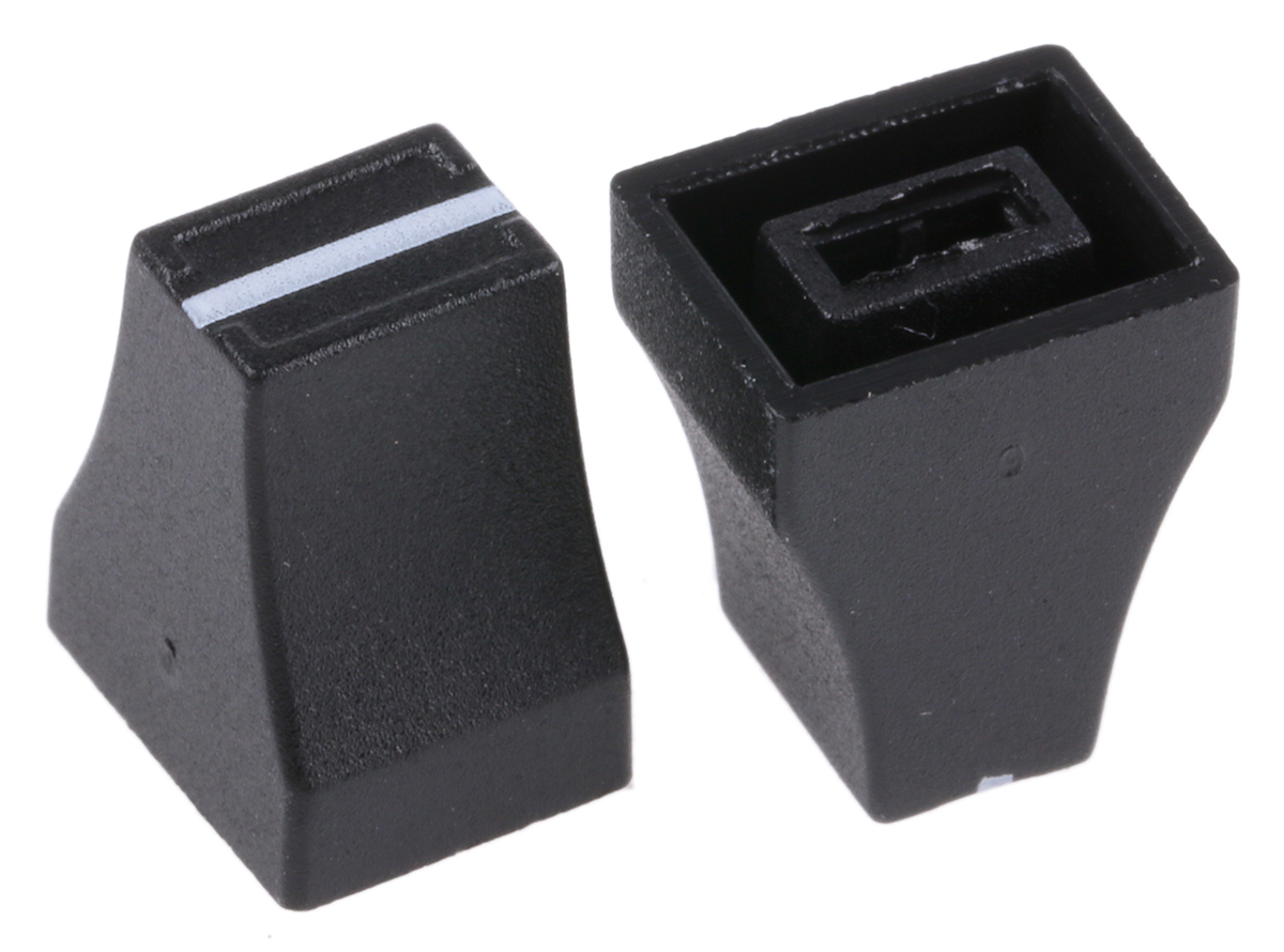 Sifam Black Potentiometer Knob Tang, 05 LK081 04