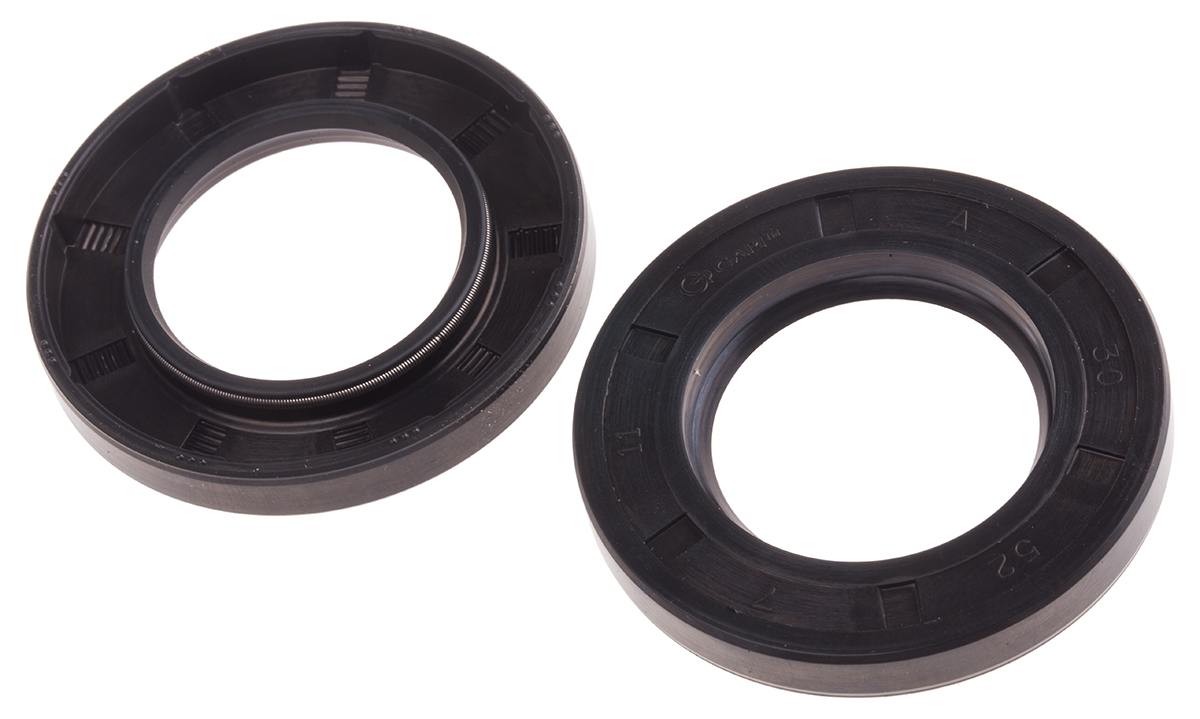 RS PRO Nitrile Rubber Seal, 30mm ID, 52mm OD, 7mm