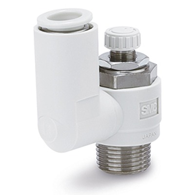 SMC AS2 Series Threaded Pneumatic Silencer & Exhaust Restrictor Function Fitting, R 1/8 Inlet Port, 4mm Tube Inlet