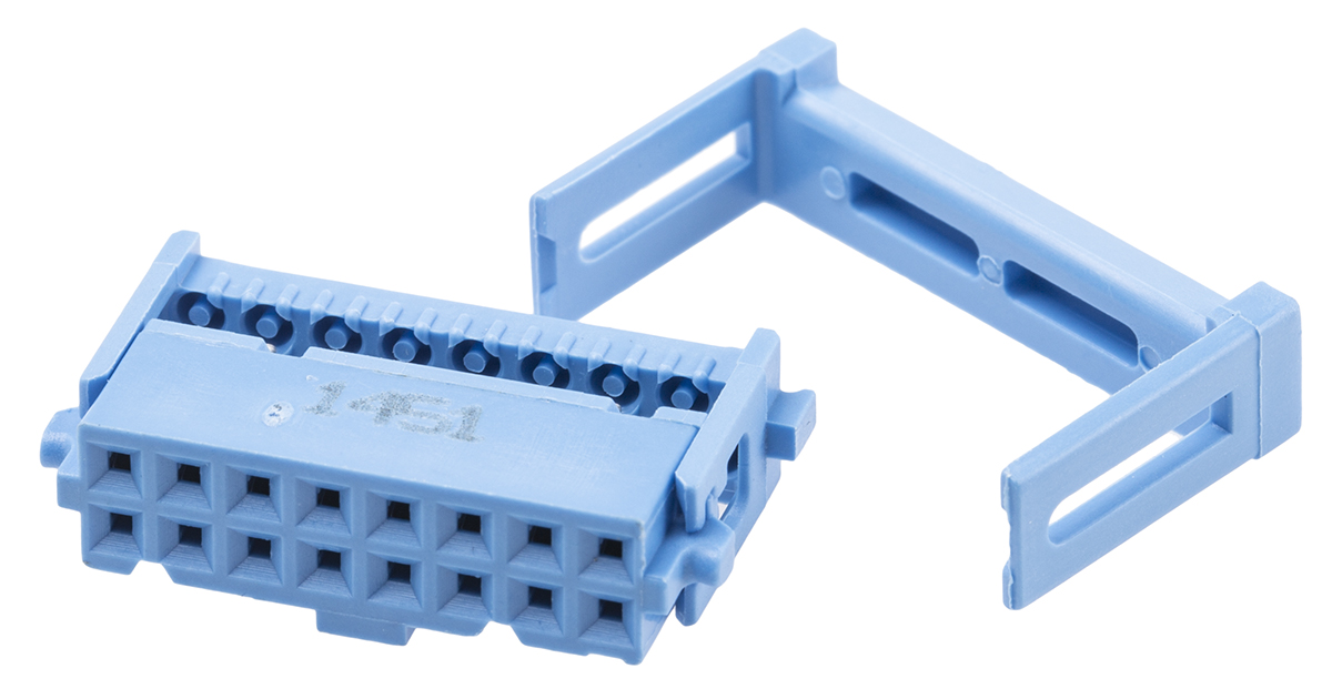 TE Connectivity 16-Way IDC Connector Socket for Cable Mount, 2-Row