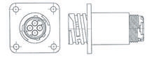 TE Connectivity Circular Connector, 24 Contacts, Panel, Standard Connector, Socket, Male, CPC Series