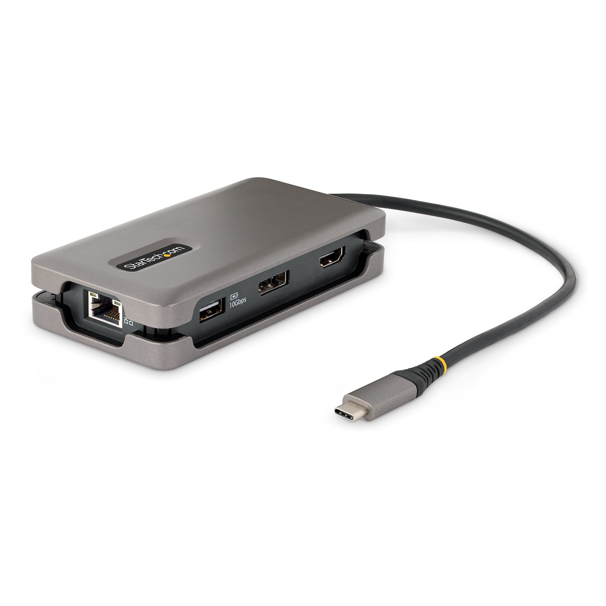 StarTech.com 4K @ 60Hz USB-C Adapter with DisplayPort, HDMI - 3 x USB ports, USB A, USB C