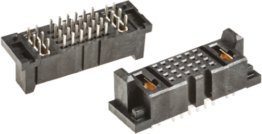 Samtec MPSC Series Straight Through Hole Mount PCB Socket, 26-Contact, 4-Row, 2mm Pitch, Solder Termination