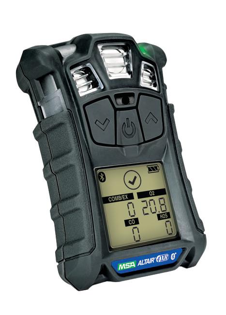 MSA Safety 10218376 ALTAIR 4XR Personal Gas Detector for CO, CH4, H2S, O2 Detection, Audible Alarm, ATEX Approved