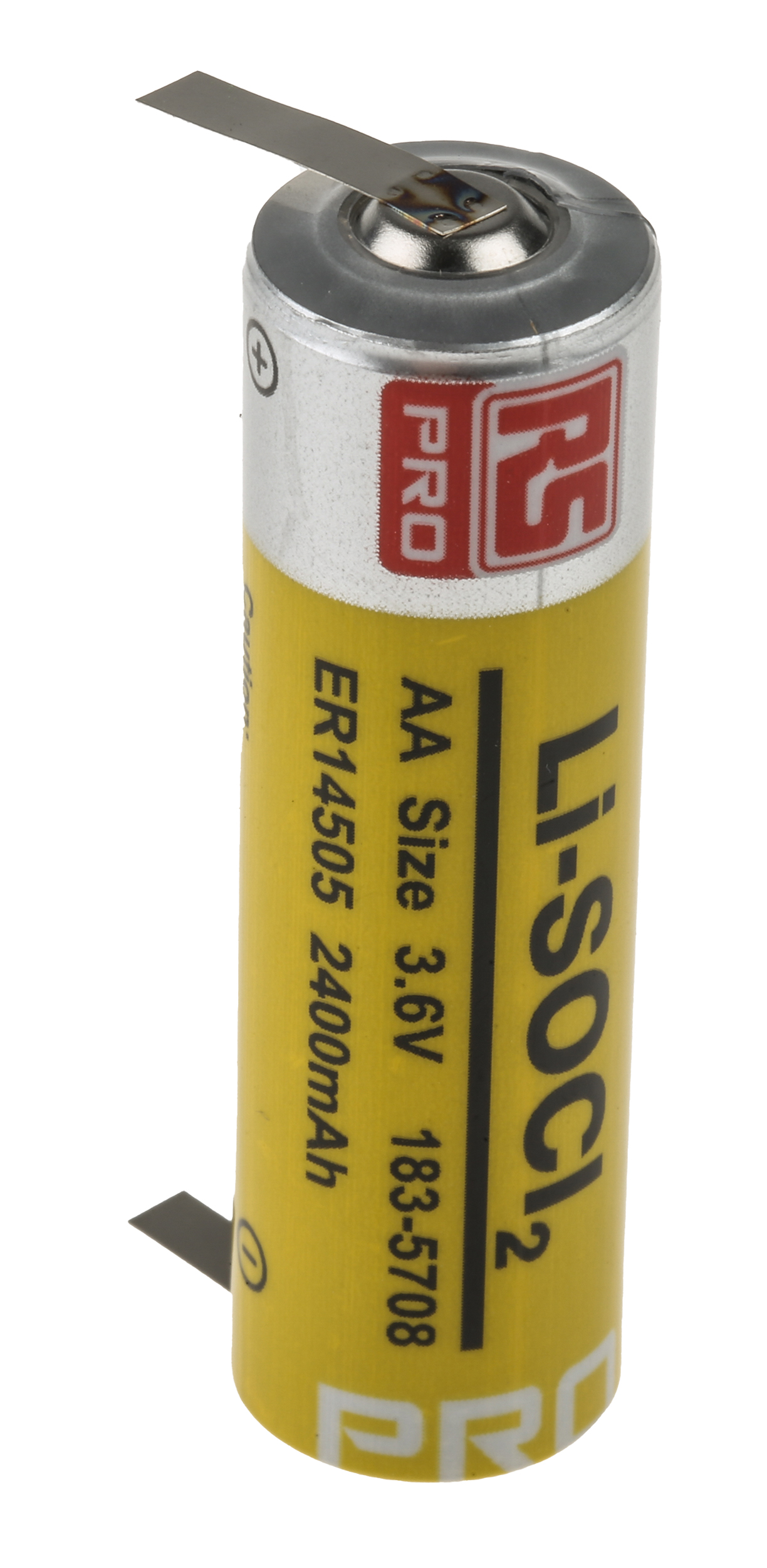 RS PRO Lithium Thionyl Chloride AA Batteries 3.6V
