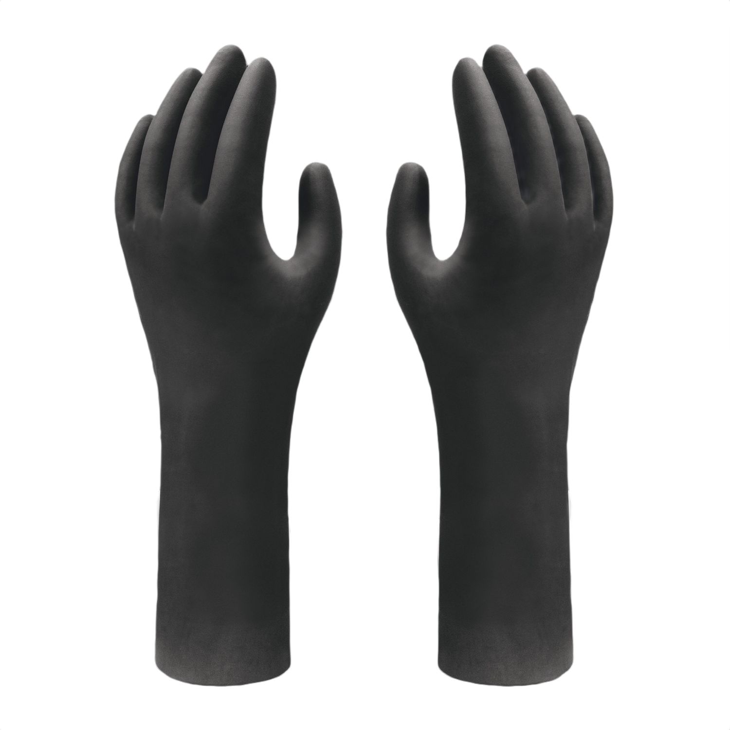Showa Showa Black Nitrile Anti-Static Work Gloves, Size M, Uncoated Coating