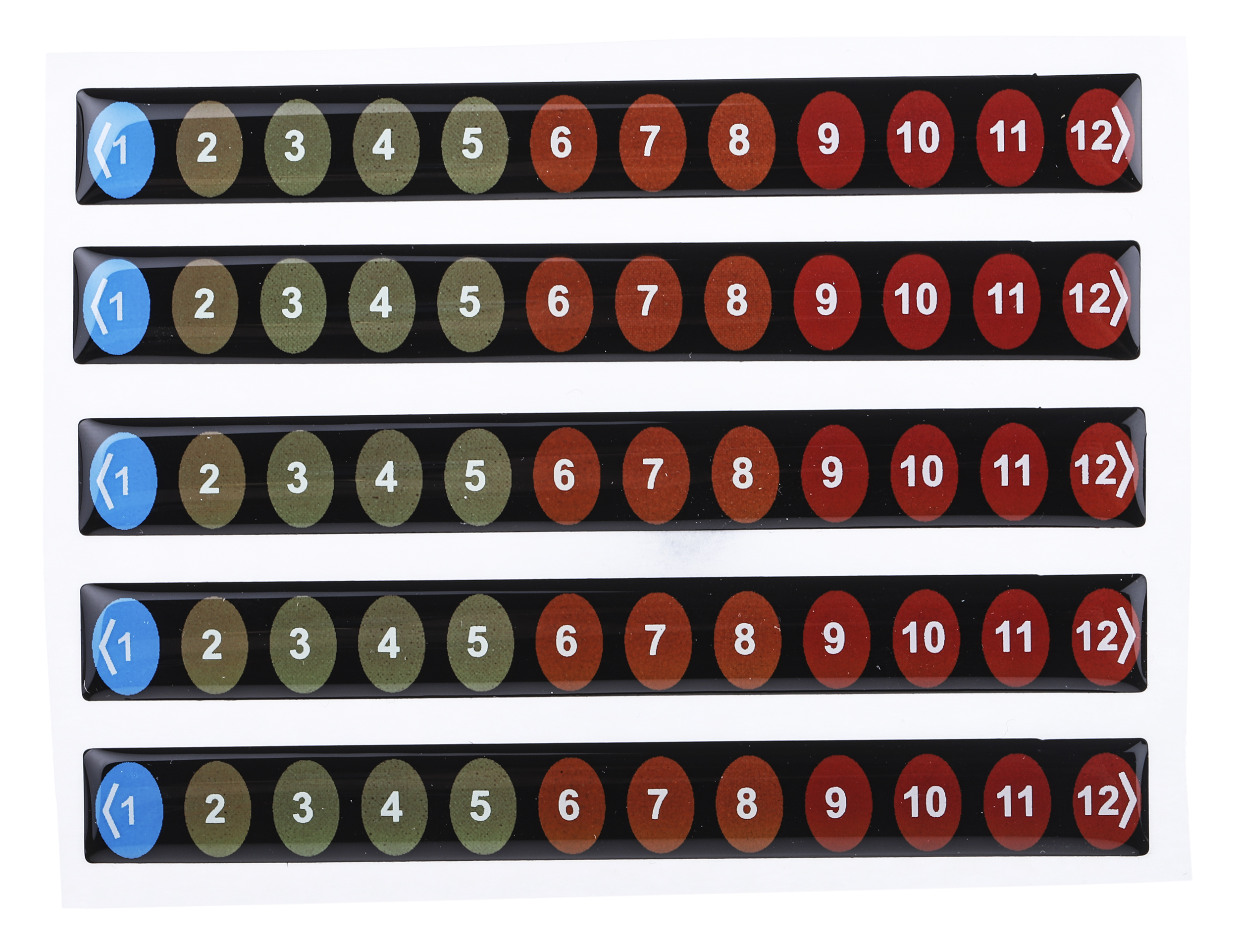 RS PRO Temperature Label Indicator, 1°C to 12°C, 12 Levels