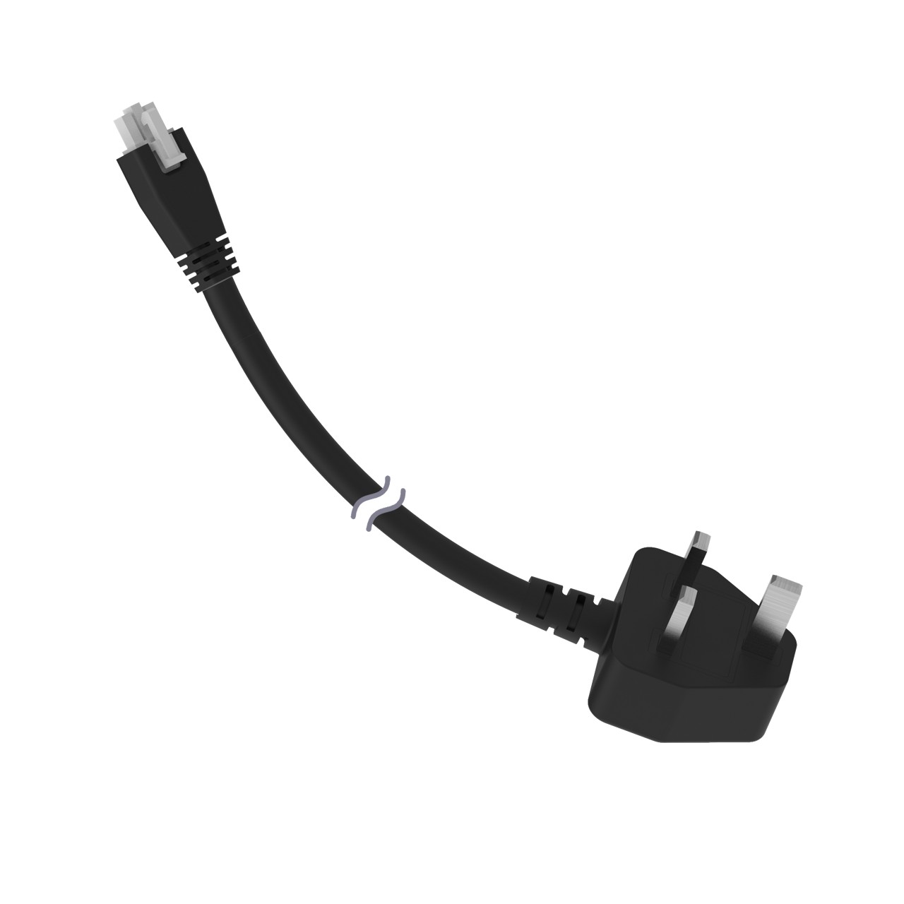 Banner Straight Molex Socket to Right Angle AC Plug Plug Power Cable, 1.83m