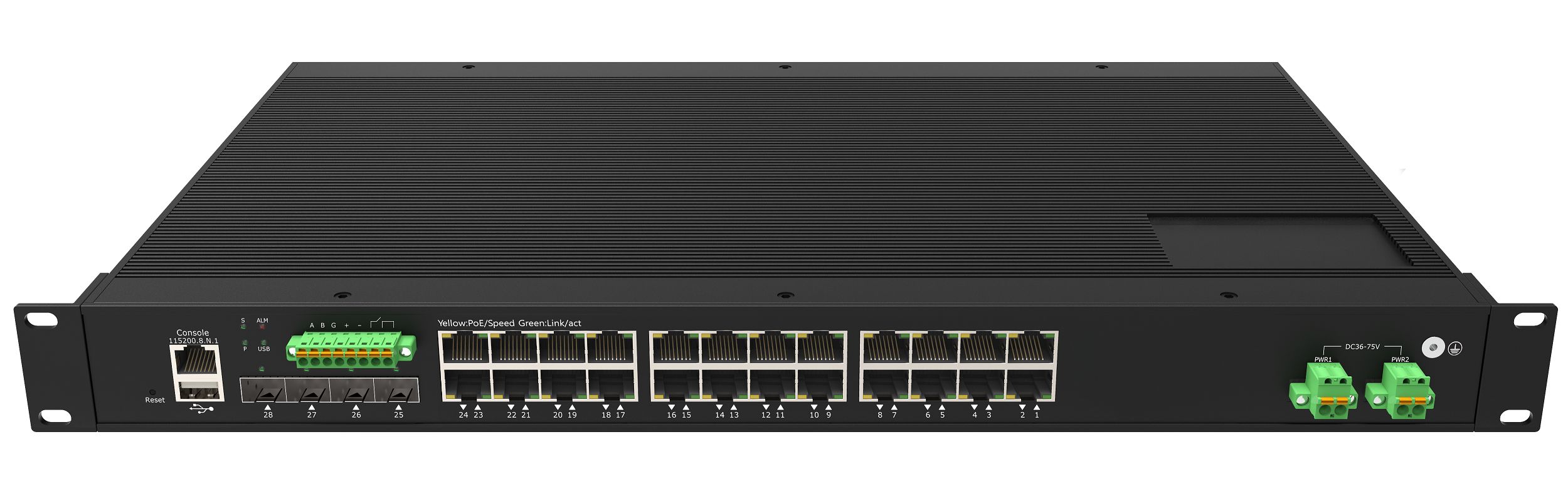 RS PRO Managed 24 Port Ethernet Switch, RJ-45