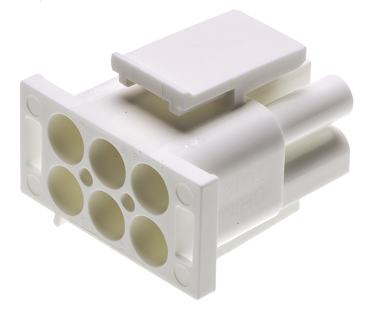 TE Connectivity, Universal MATE-N-LOK Male Connector Housing, 6.35mm Pitch, 6 Way, 2 Row
