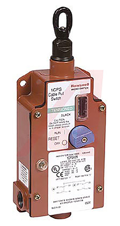 Honeywell 1CPS Rope Pull Switch, 76m, 2NO/2NC, Straight
