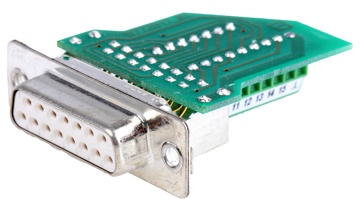 Phoenix Contact VS-15-BU-DSUB/15-MPT-0.5 15 Way Panel Mount D-sub Connector Socket