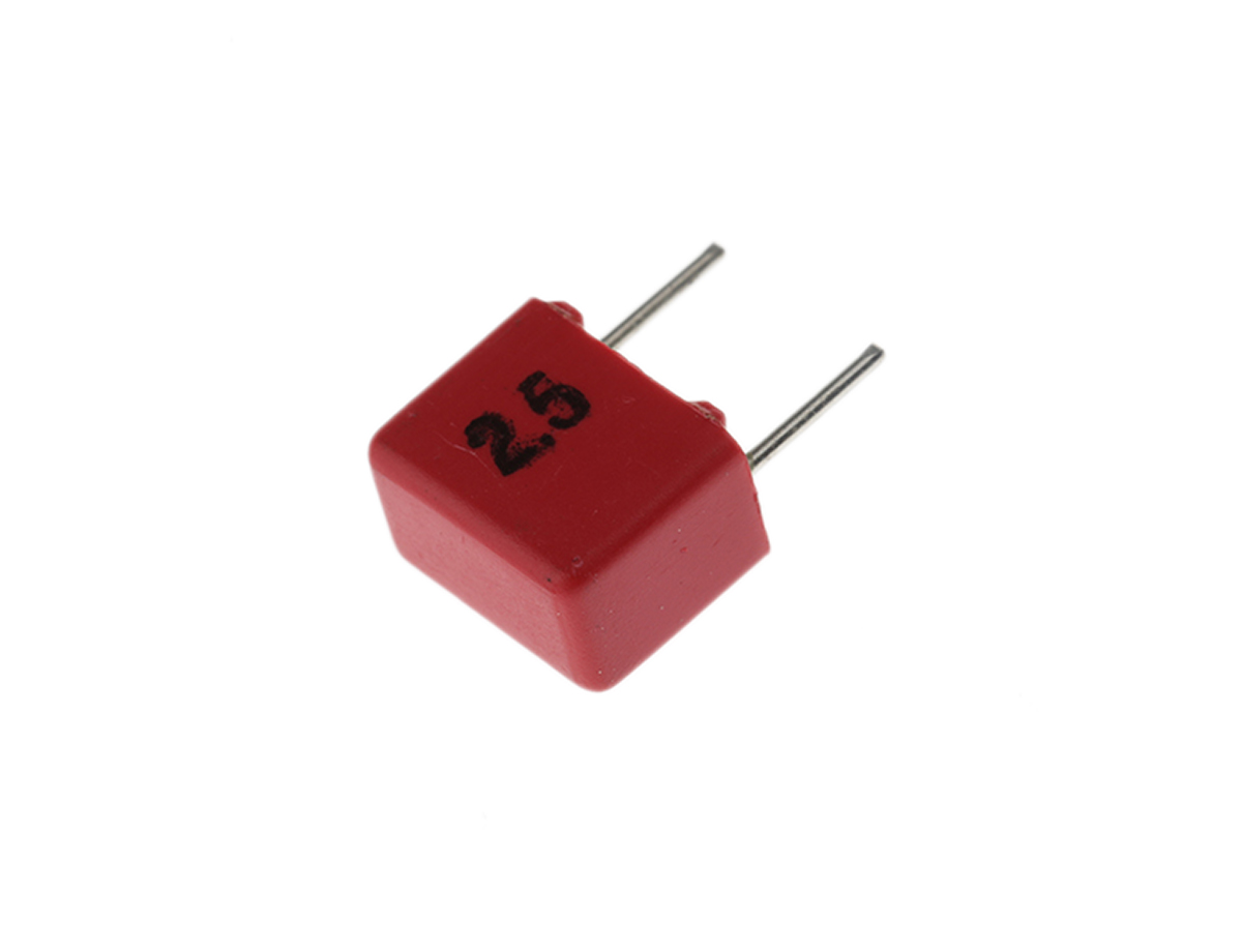 WIMA FKP2 Polypropylene Film Capacitor, 40 V ac, 63 V dc, ±5%, 6.8nF, Through Hole