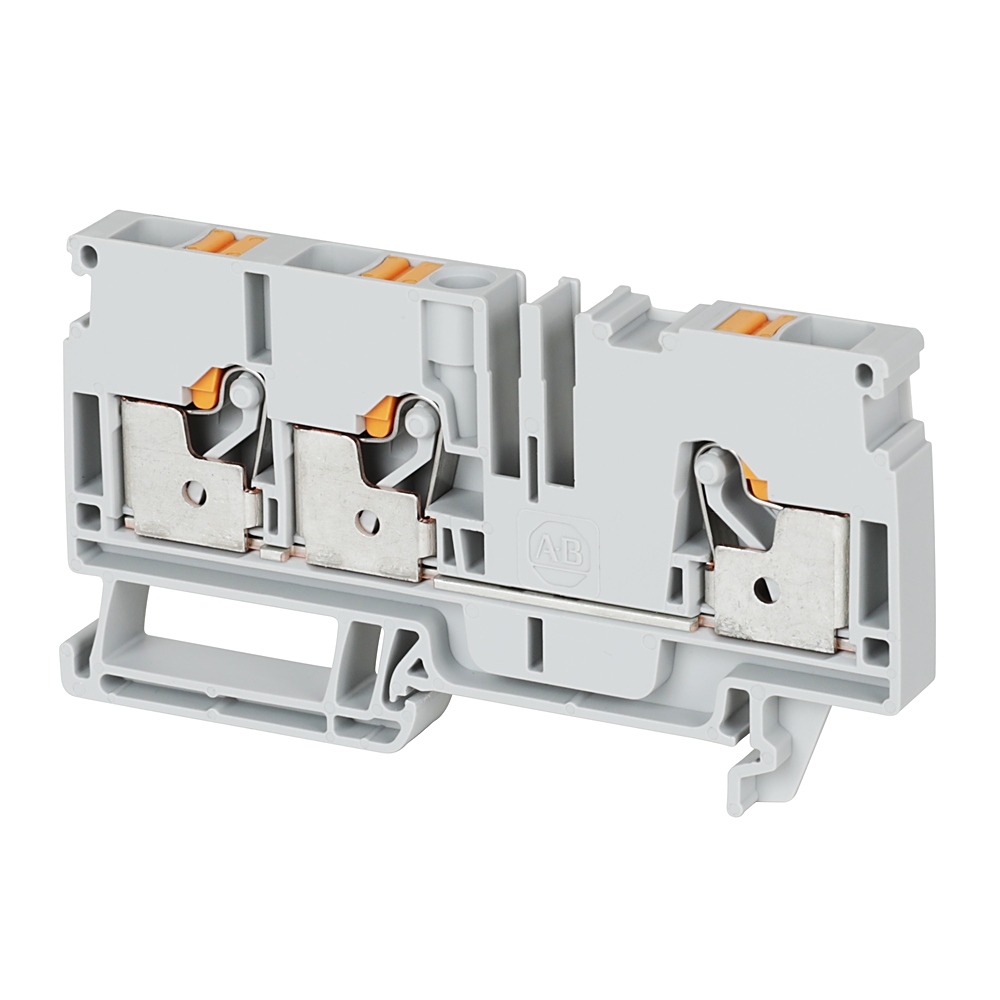 Allen Bradley 1492-P2T 1492-P Series Grey, 1.5mm², Push In Termination, ATEX