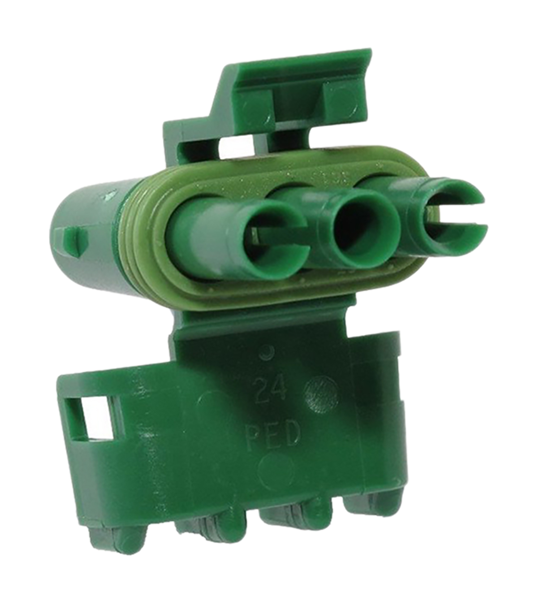 Delphi, Weather-Pack Automotive Connector Plug Green Cable Mount 3 Way, Crimp Termination 12020403