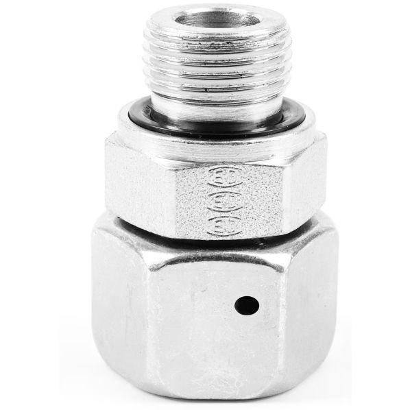 Parker Straight Swivel to Port Male 24° DIN Cone to Male BSPP, EGE18LR3/4EDCF
