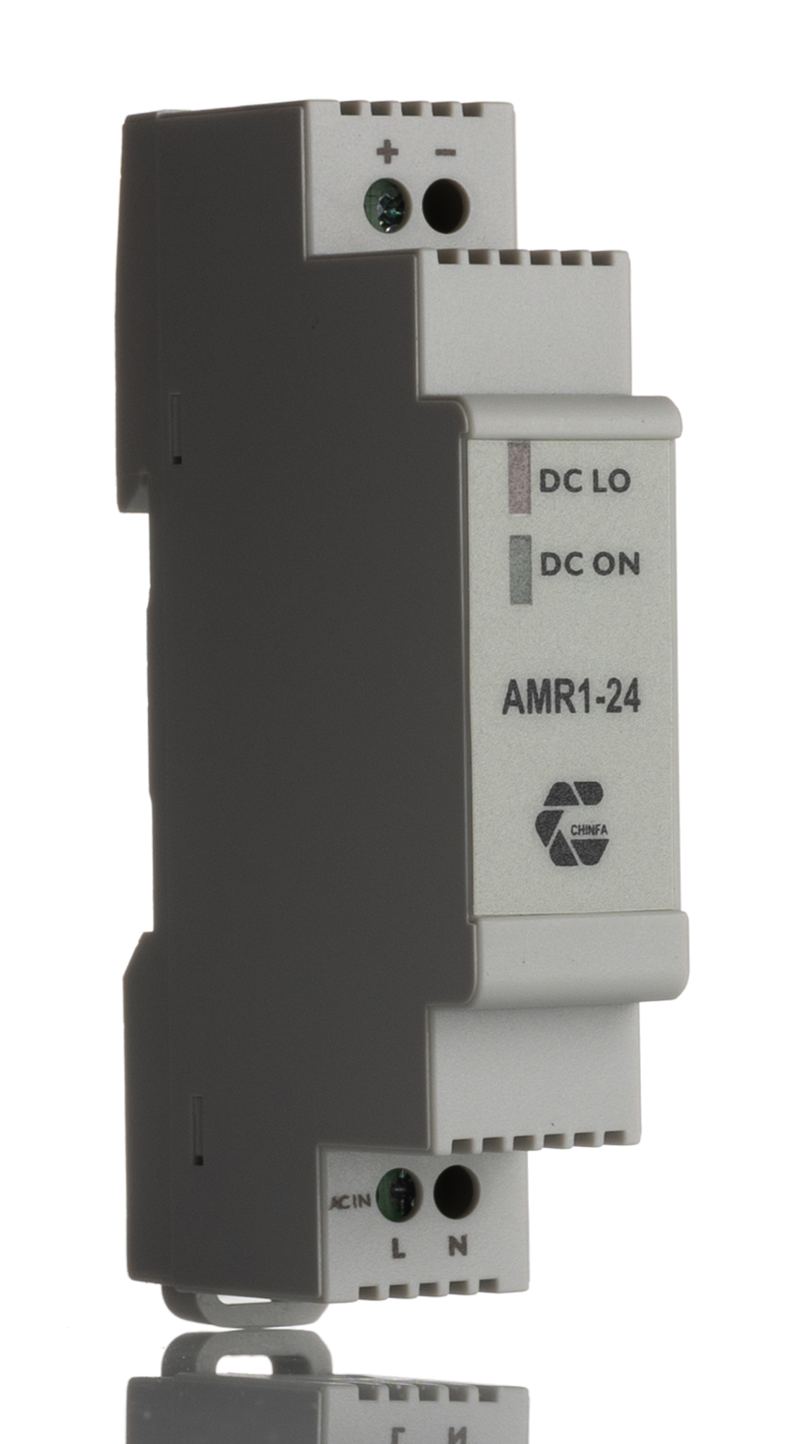 Chinfa AMR1 Switched Mode DIN Rail Power Supply, 230V ac ac Input, 24V dc dc Output, 420mA Output, 10W