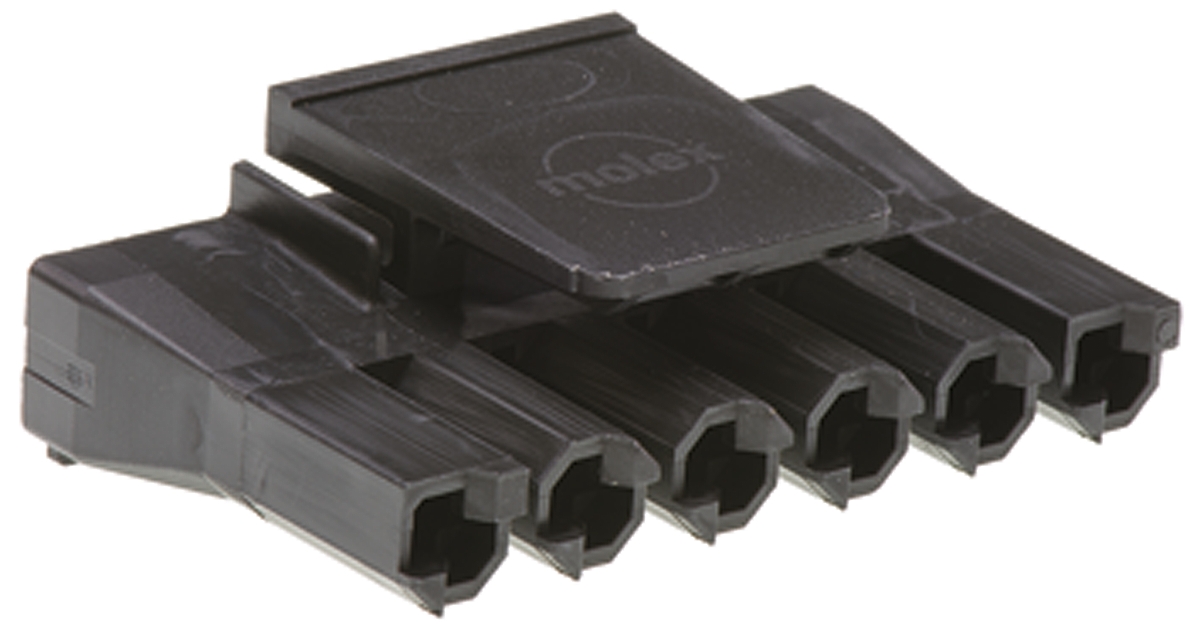 Molex, Sabre Female Connector Housing, 7.5mm Pitch, 6 Way, 1 Row
