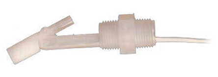 Flowline Switch-Tek Series Vertical Polypropylene Float Switch, Float Level Switch, 600mm Cable, NO/NC, 120V ac Max,