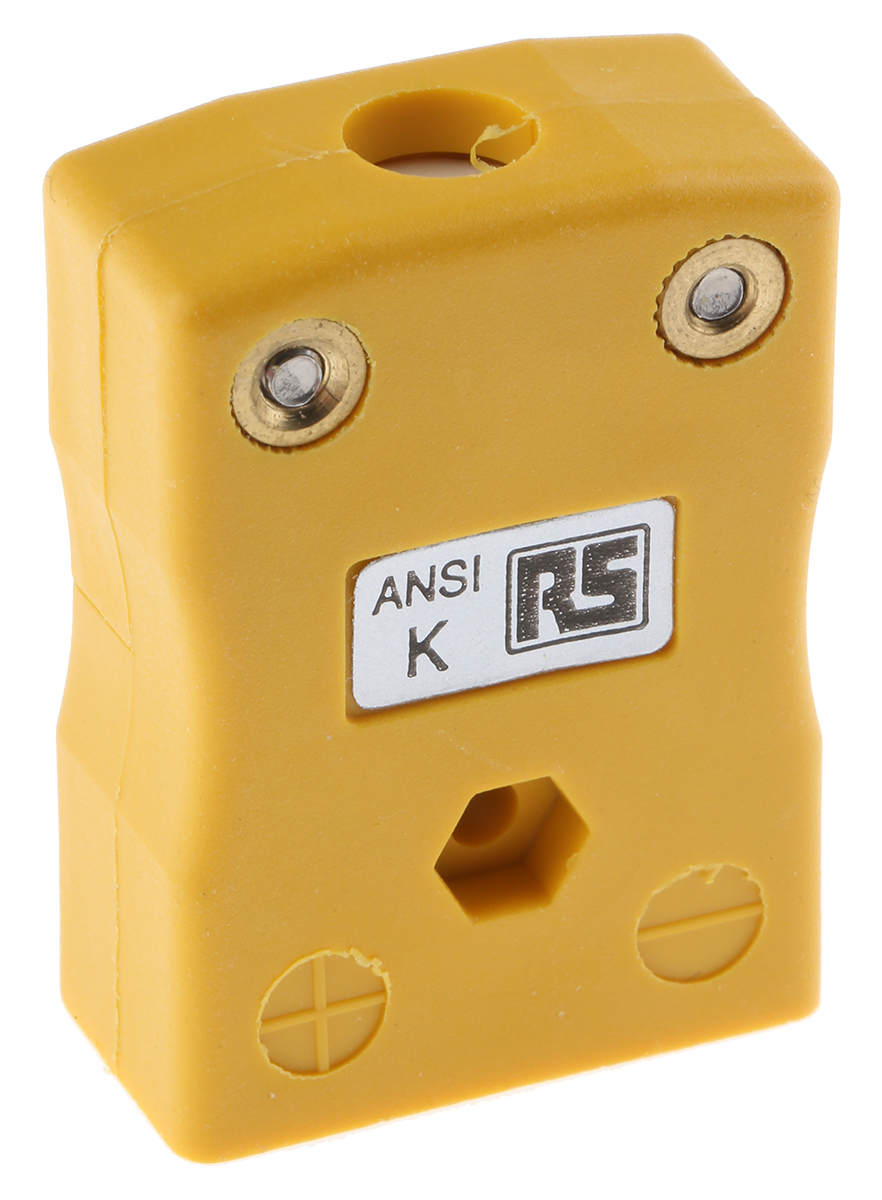 RS PRO Standard Thermocouple Connector for Use with Type K Thermocouple, 6mm Probe, ANSI, RoHS Compliant Standard