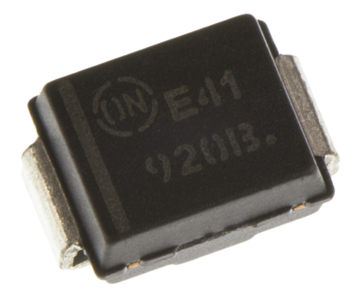 onsemi, 6.2V Zener Diode 5% 550 mW SMT 2-Pin SMB