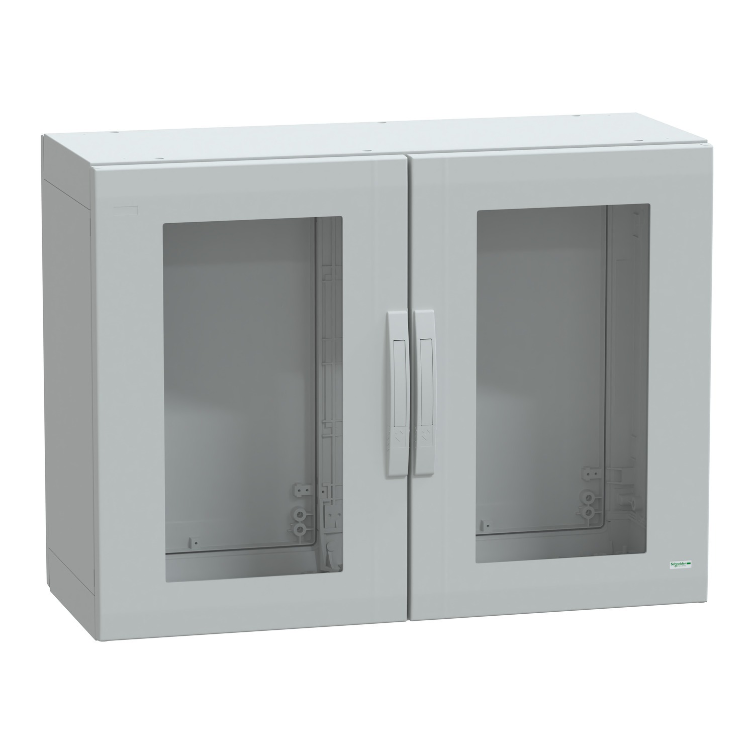 PanelSeT Series Fibreglass Reinforced Polyester Double-Door-Door Floor Standing Enclosure, Glazed Door Door, IP65, 750