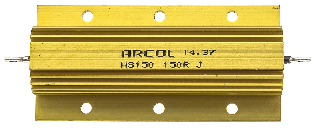 Arcol, 150Ω 150W Wire Wound Chassis Mount Resistor HS150 150R J ±5%