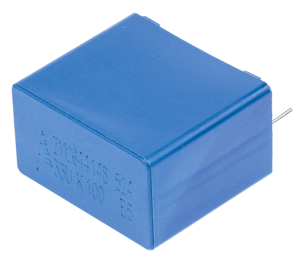 EPCOS B32524 Polyester Film Capacitor, 63 V ac, 100 V dc, ±10%, 33μF, Through Hole