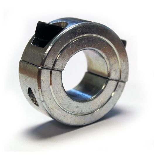 RS PRO Shaft Collar, Two Piece, Clamp Screw, Bore 50mm, OD 78mm, W 19mm, Steel