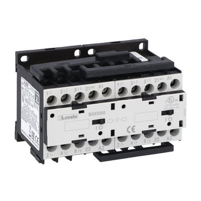 Lovato BG 11BG Reversing Contactor, 48 V ac Coil, 9 A, 4 kW, 1NC, 440 V