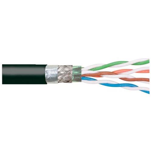 L-Com TFD Series Twisted Pair Cable, 8 Cores, Screened, 24 AWG, 1000ft, Screened Shield