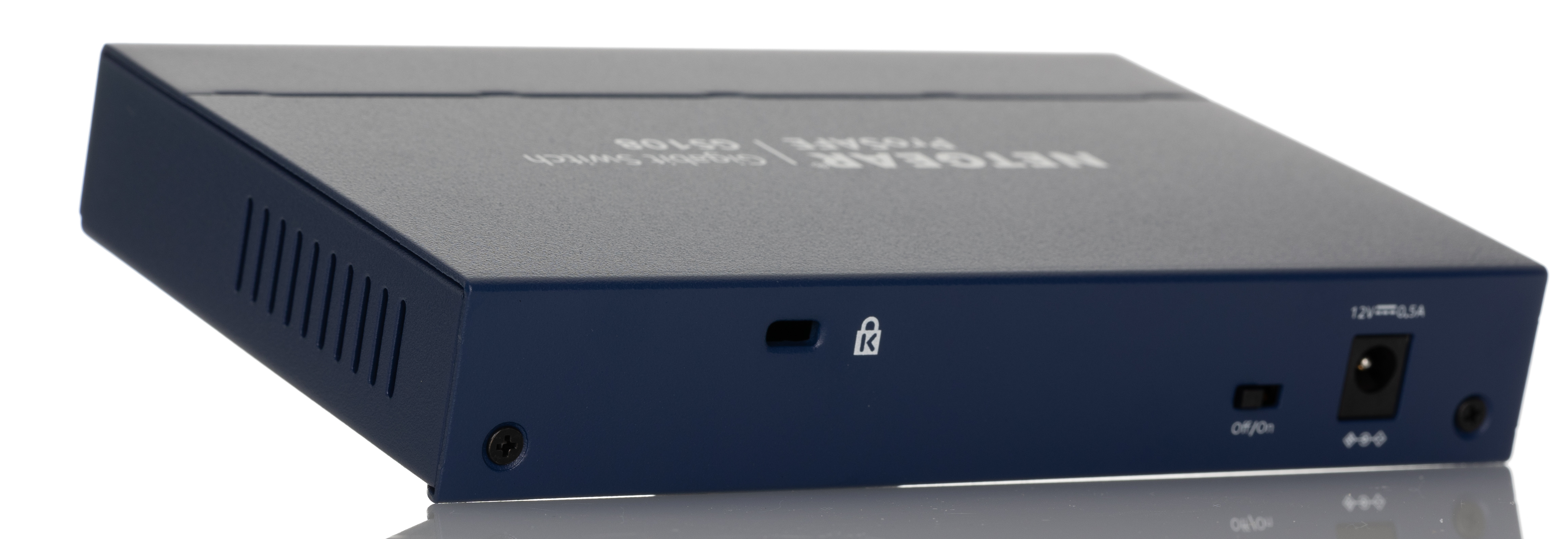 Netgear ProSAFE GS108, Unmanaged 8 Port Ethernet Switch, Type G - British 3-Pin