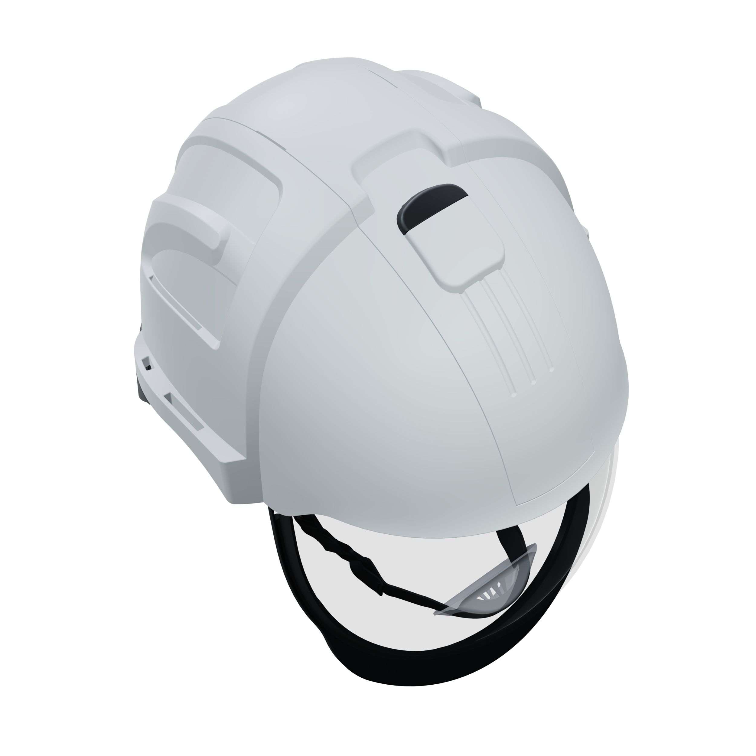 Penta Visarc White Hard Hats with Chin Strap, Adjustable