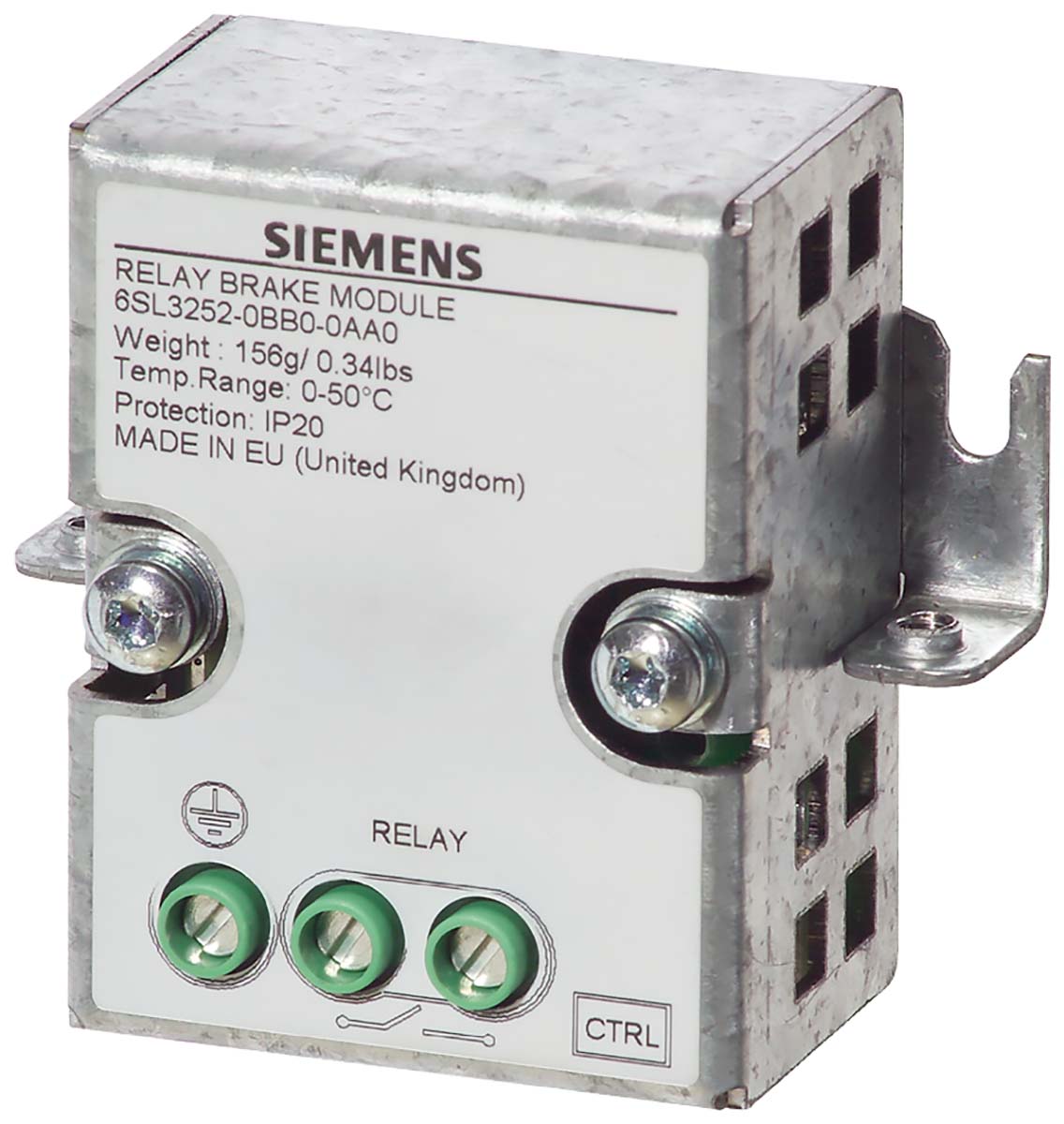 Siemens Single Phase Phase Brake Module, 30 V ac ; V dc, 250 V ac ; V dc