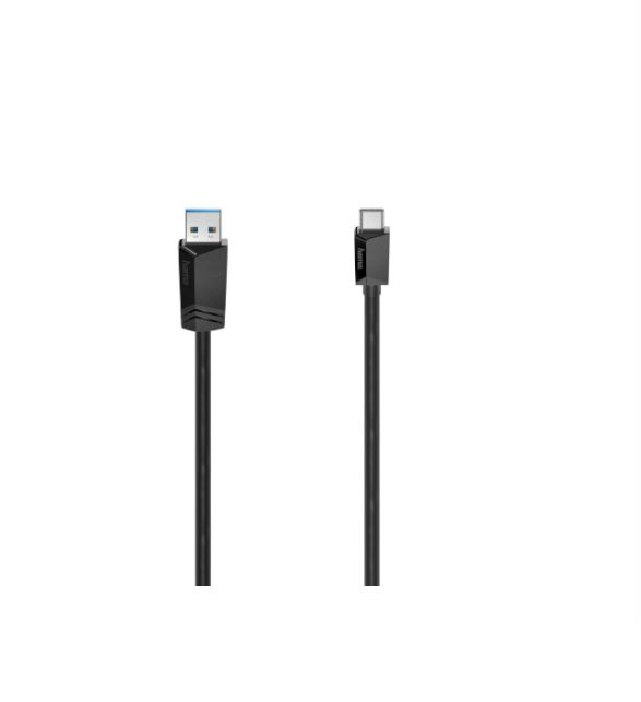 Hama USB 3.2, Male USB C to Male USB A, 10000Mbps, 1.5m