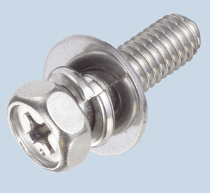 Yahata Neji Plain Stainless Steel, Hex Bolt, M5 x 10.0mm