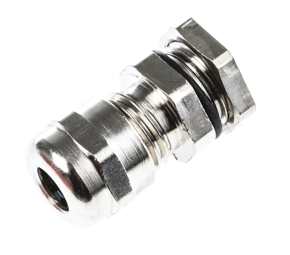 SIB SIB-TEC Series Metallic Nickel Plated Brass Cable Gland, PG7 Thread, 2.5mm min., 6.5mm max., IP68