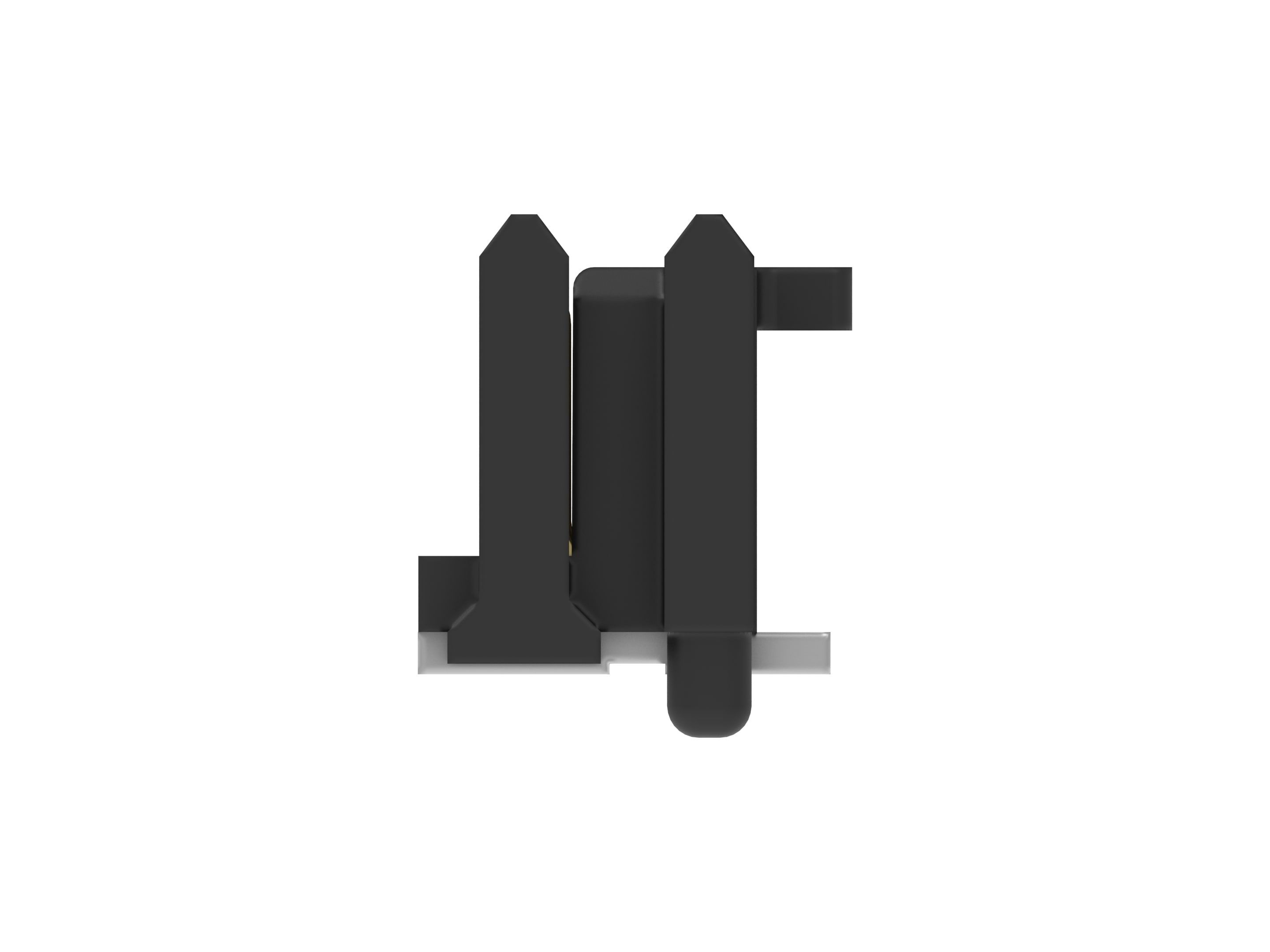 ERNI 254168 Series Vertical Surface PCB Header, 12 Contact(s), 0.8 mm Pitch, 1 Row, Shrouded