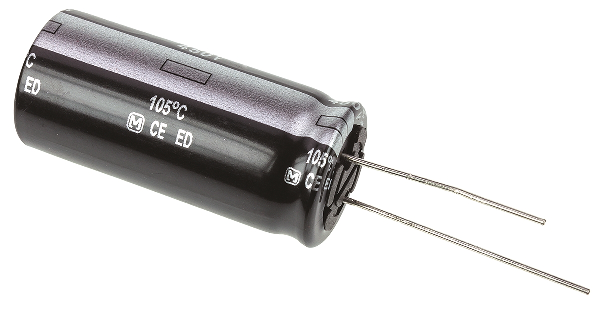 Panasonic 68μF Aluminium Electrolytic Capacitor 450V dc, Radial, Through Hole - EEUED2W680