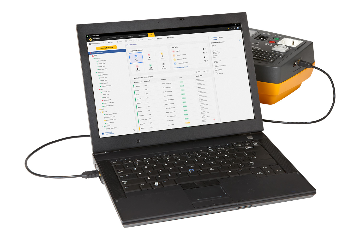 Fluke PAT Testing Software, For Use With Beha-Amprobe GT-600, Beha-Amprobe GT-650, Beha-Amprobe GT-800, Beha-Amprobe