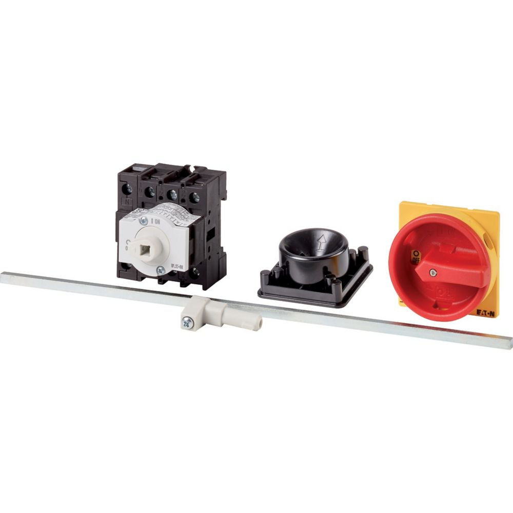 Eaton 3P+N Pole Panel Mount Isolator Switch - 32A Maximum Current, 18.5kW Power Rating, IP65